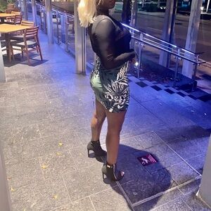 Floral Midi Skirt… string up detail.